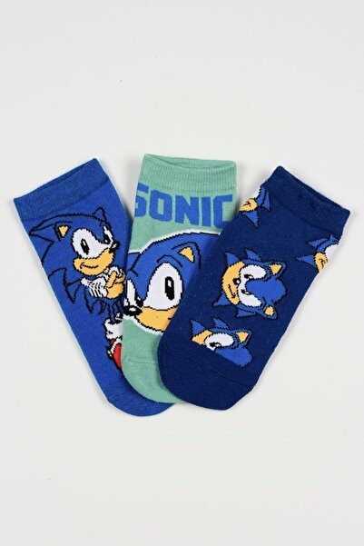Disney Παιδικές Κάλτσες για Αγόρι Sonic Χρώματος Πολύχρωμo EZO6037.PACK1