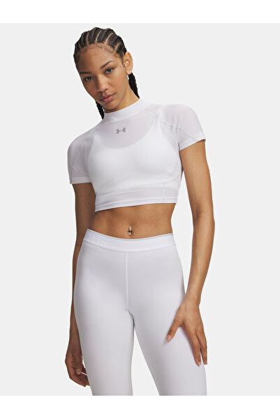Under Armour Tricou de damă HeatGear Elite Crop Mck SS