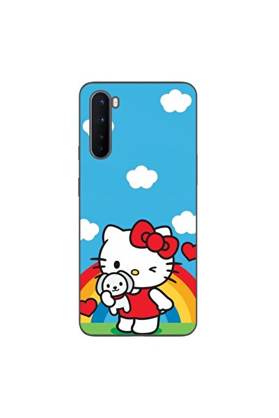 OEM Husa compatibila cu OnePlus Nord Silicon Gel Tpu Model Hello Kitty Rainbow