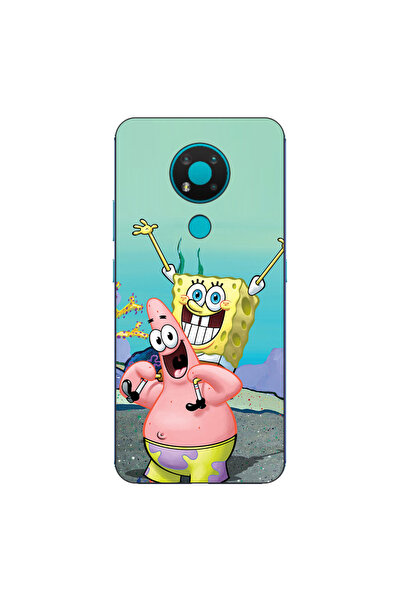 OEM Husa compatibila cu Nokia 3.4 Silicon Gel Tpu Model Spongebob