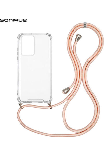 Other Σονίκ Πίσω Θήκη Σιλικόνης με Λουράκι Ροζ (Poco F5 Pro)