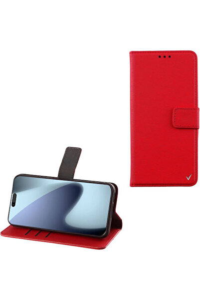 Other Volte-Tel Book Συνθετικό Δέρμα / Σιλικόνη Κόκκινο (iPhone 17 Pro) Κωδικ...