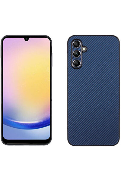 Other Volte-Tel Carbon Lift Back Cover Silicone Blue (Samsung A25 5G A256)