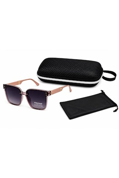 Globalport Retail Oversized Polarized Sunglasses+Rigid Case+Textile Pouch, UV...
