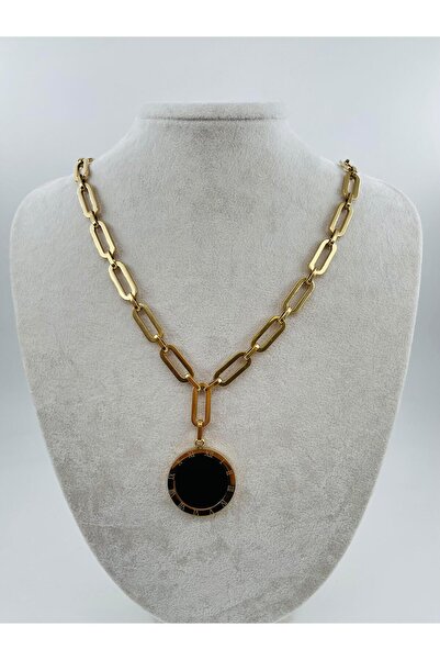 Bozhi Necklace Steel Silver Luminous Style