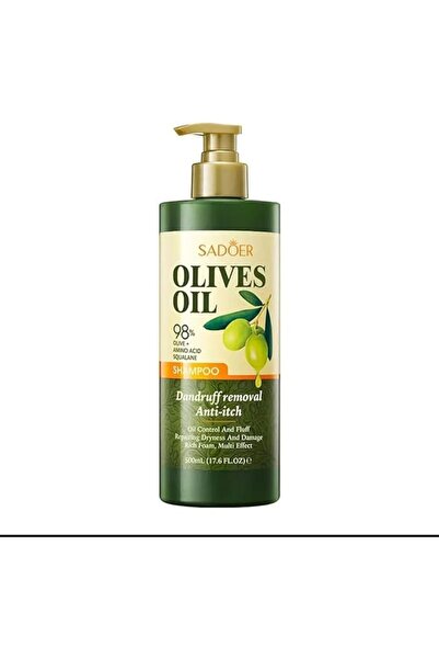 SADOER Olives Oil Squalane Shampoo Dandruff Remover Anti-Itch Multi Effect Fo...