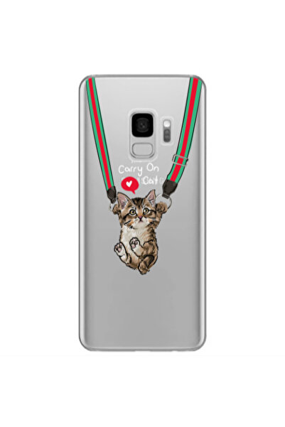Other Samsung S9 Plus Swinging cat Transparent Silicone TPU Θήκη