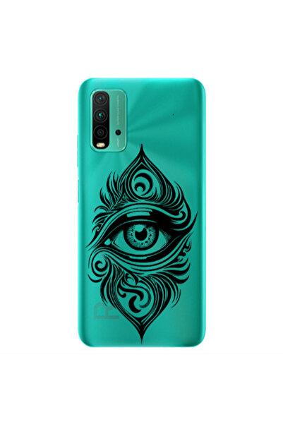 Other Xiaomi Redmi 9T Eye patterned drawing Transparent Silicone TPU Θήκη