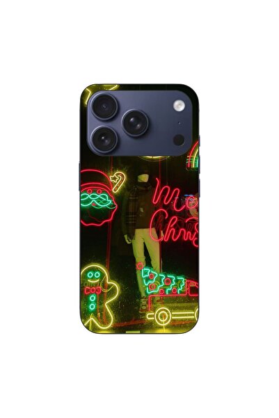 OEM Husa compatibila cu Apple iPhone 17 Pro Silicon Gel Tpu Model Craciun Vit...