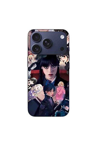 OEM Husa compatibila cu Apple iPhone 17 Pro Silicon Gel Tpu Model Wednesday A...
