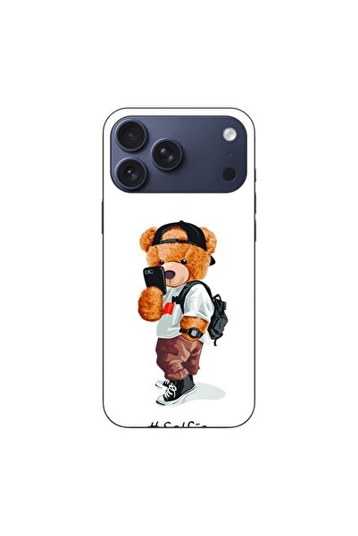 OEM Husa compatibila cu Apple iPhone 17 Pro Max Silicon Gel Tpu Model Bear Te...