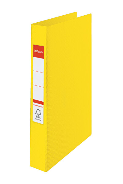 Esselte Caiet mecanic A4 2 inele 25mm/42mm Galben Standard