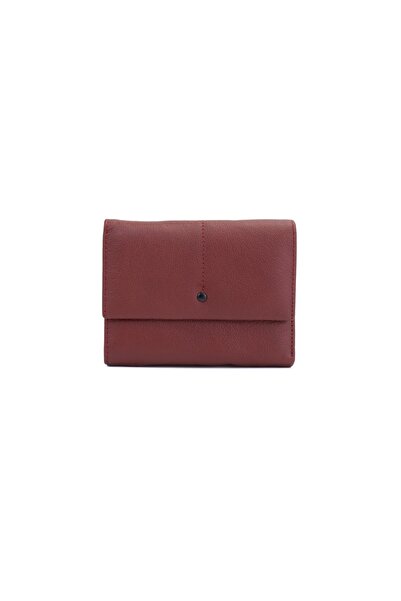 Posete Fagaras Alice Leather Wallet - Bordeaux, Genuine Leather Wallet , Wome...