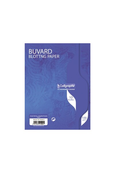 Clairefontaine Hârtie absorbantă 16 x 21 cm, 10 coli, 100 g, Calligraphe 7000