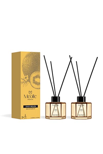 Meolle Set 2 x 120 ml Odorizante cu Bețișoare Juicy Melon