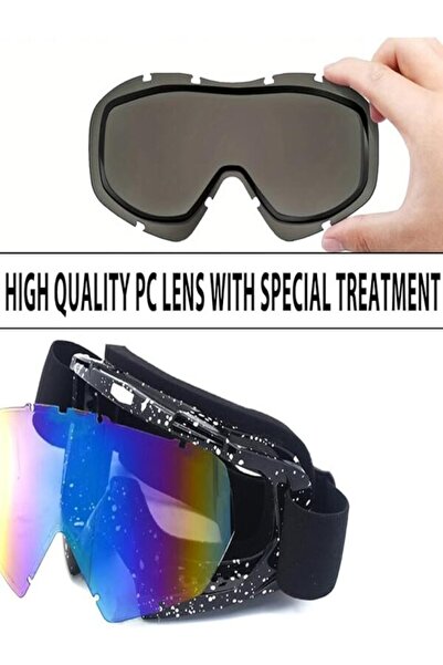 Other Motocross Goggles for Fullface Helmet with Anti-Fog UV Protection and F...