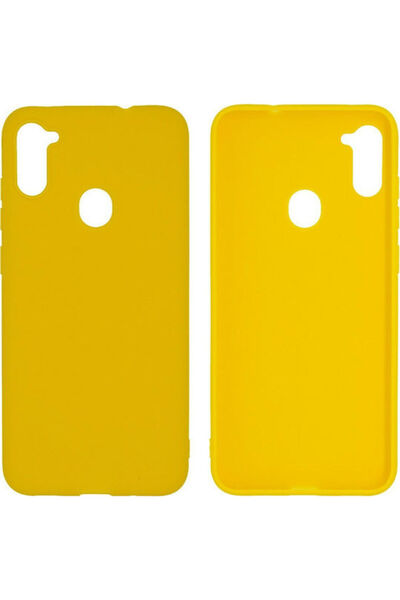 Other Ancus Κάλυμμα Πλάτης Σιλικόνης Κίτρινο (Galaxy M11) Κωδικός: 31226