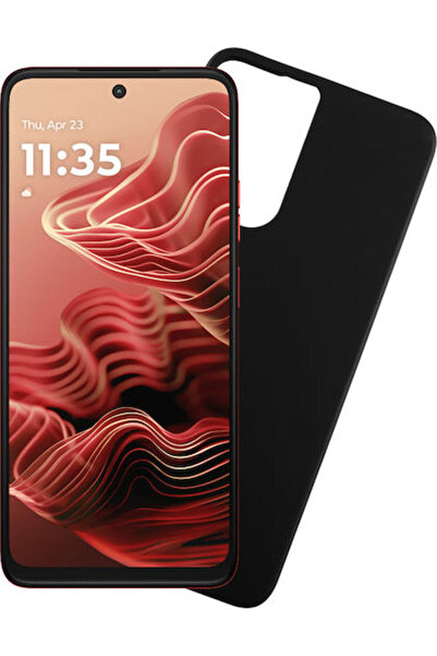 Other Volte-Tel Πίσω Κάλυμμα Σιλικόνης με Λουράκι Μαύρο (Moto G35)