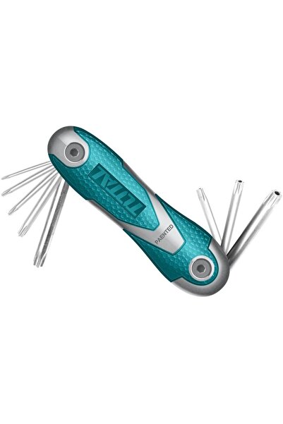 TOTAL Set chei TORX de buzunar, Cr-V (INDUSTRIAL)