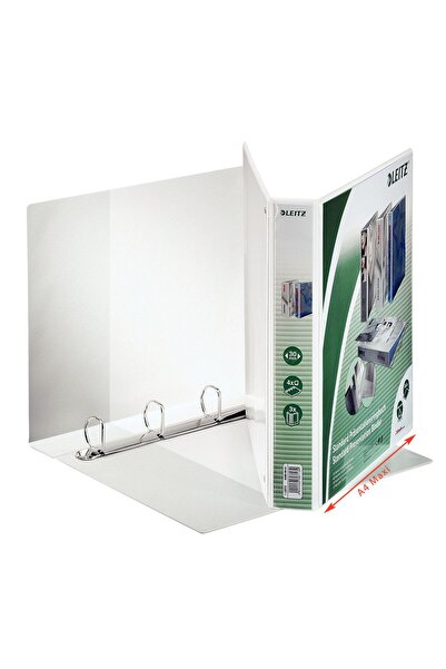 Leitz Mechanical Notebook A4 4 Rings 30mm/51mm White Maxi Panorama