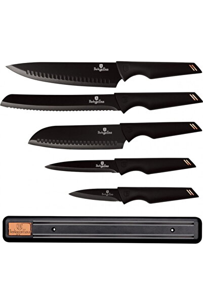 Berlinger Haus Set cutite de bucatarie BH 2698 Black Rose Collection/Monaco C...