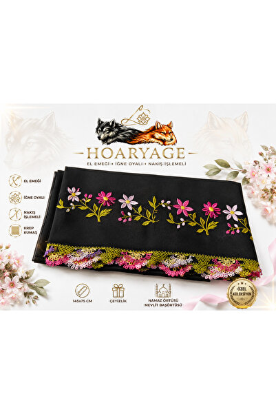 hoaryage Handmade Embroidery Embroidered Needle Embroidered Prayer Cover Dowr...
