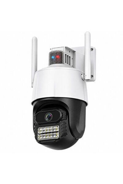 Velixo Cameră de supraveghere WiFi 2.5K QHD 5MP, Viziune nocturnă color, 360 ...