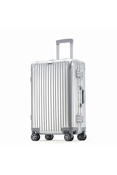 Tereplus Luxury All Aluminium Carry-on 20" Travel Suitcase Premium Zipperless...