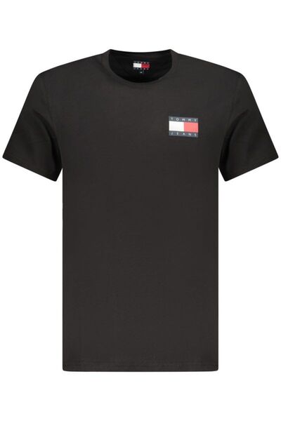 Tommy Hilfiger ΑΝΔΡΙΚΟ ΚΟΝΤΟΜΑΝΙΚΟ ΜΠΛΟΥΖΑΚΙ ΜΑΥΡΟ - DM0DM20740_NEBDS - XL