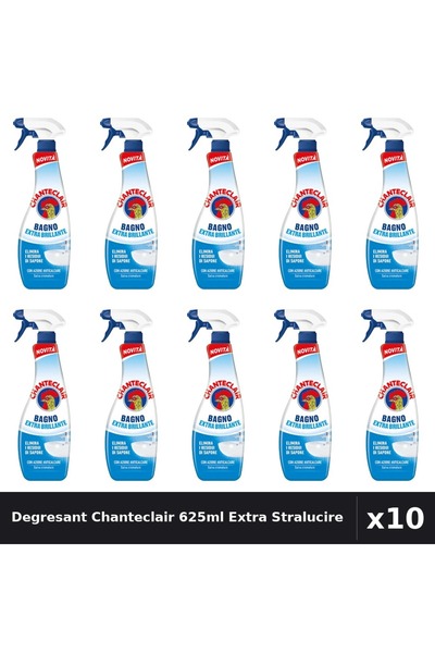Chanteclair Set 10 Degresant Universal 625ml Extra Stralucire - Anticalcar, C...