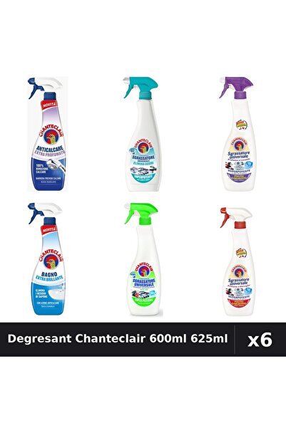 Chanteclair Set 6 Degresant Universal 600ml - 625ml Anticalcar, Lamaie, Marsi...