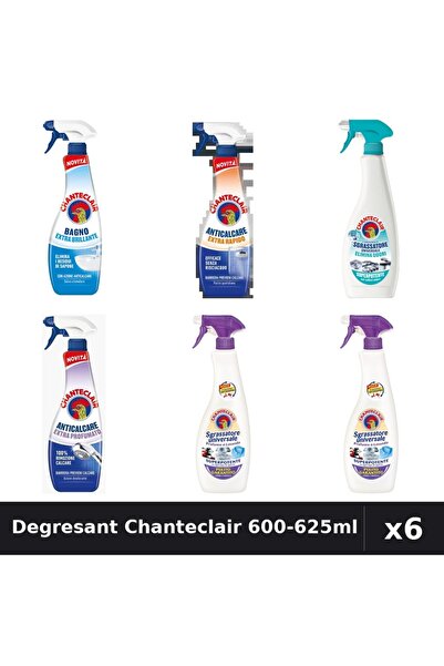 Chanteclair Set 6 Degresant Universal 600-625ml - Anti-Miros, Lavanda, Mosc Alb