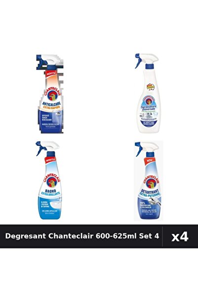 Chanteclair Set 4 Degresant Universal 600-625ml - Bicarbonat, Extra Rapid, Ex...