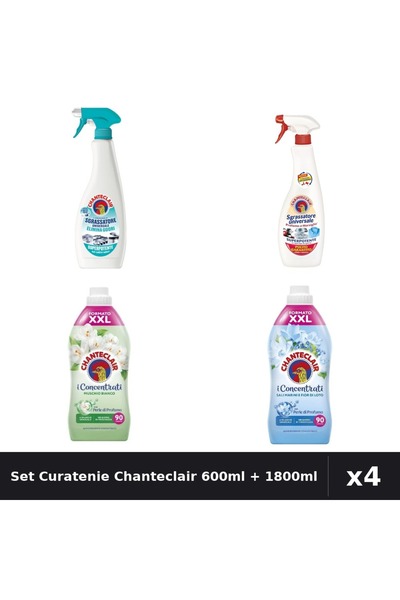 Chanteclair Set 4 Degresant și Balsam Rufe 600ml+1800ml - Anti-Miros, Marsili...