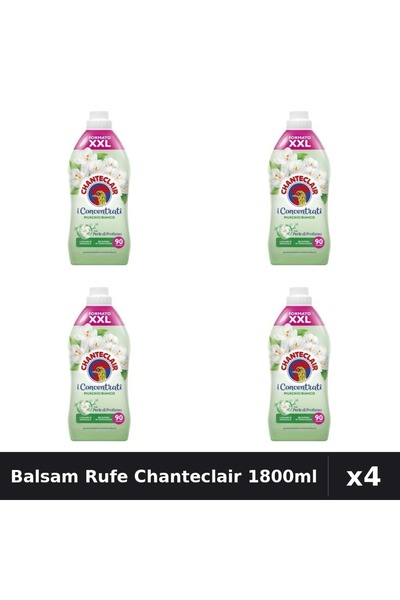 Chanteclair Pachet 4 Balsam Rufe 1800ml 90 Spalari - Mosc Alb, Parfum Intens