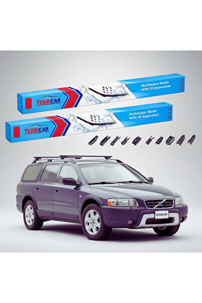 TEAMCAR Lamele ștergătoare Volvo XC70 II 2004-2007 |   Set frontal plat – Tea...