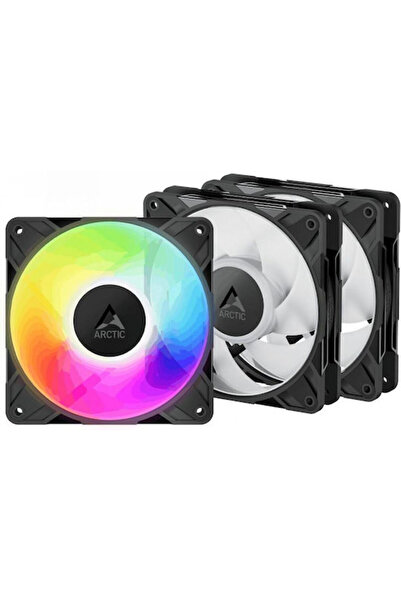 Arctic P12 Pro Ανεμιστήρας Κουτιού 120mm 2000rpm 77cfm με Φωτισμό ARGB 3 τεμάχια