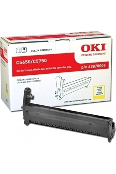OKI 43870005 Γνήσιος Τύμπανος Εκτυπωτή Λέιζερ Κίτρινο 20.000 Σελίδες