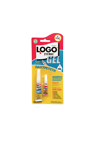 Beta Shoes Κόλλα Στιγμής Logo Gel 2gr + 1gr (2τμχ) [κωδ.881]