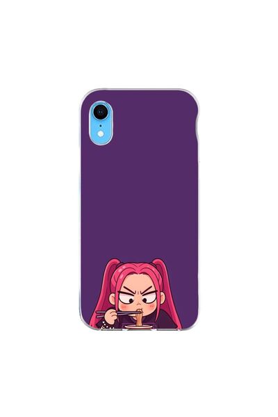 OEM Husa compatibila cu Apple iPhone XR Silicon Gel Tpu Model KPop Demon Hunt...