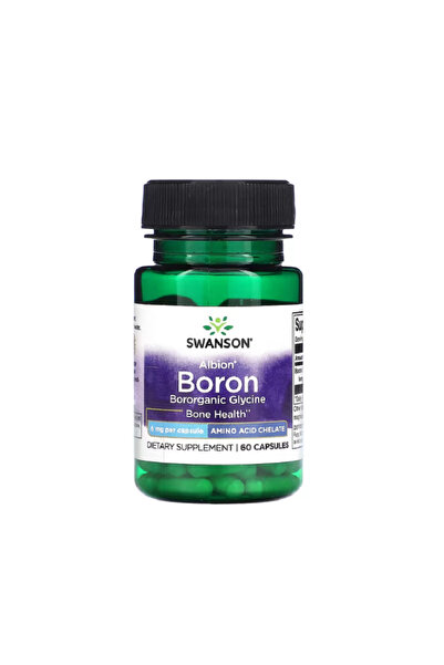 SWANSON Albion Boron Bororganic Glycine 6mg 60 capsule -