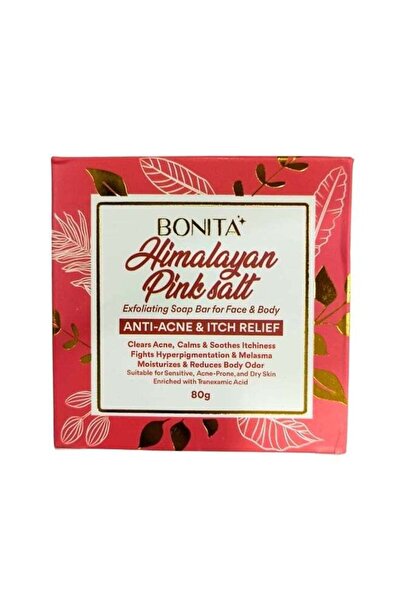 BONİTA Himalayan Pink Salt Brightening & Exfoliating Soap – For Smooth, Clear...