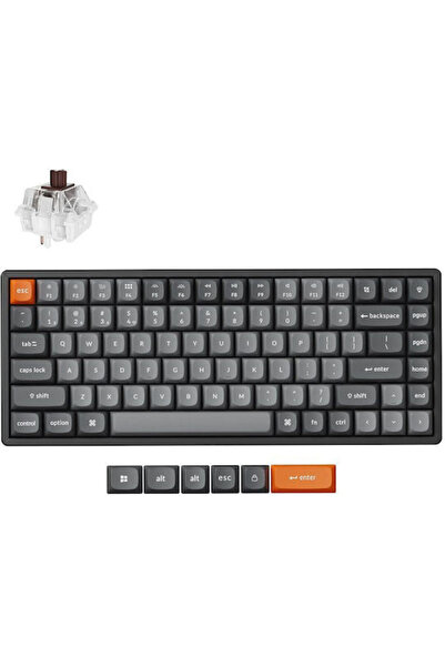 Keychron K2 Max K2M-J3 Ασύρματο Μηχανικό Πληκτρολόγιο Gaming 75% με διακόπτες...