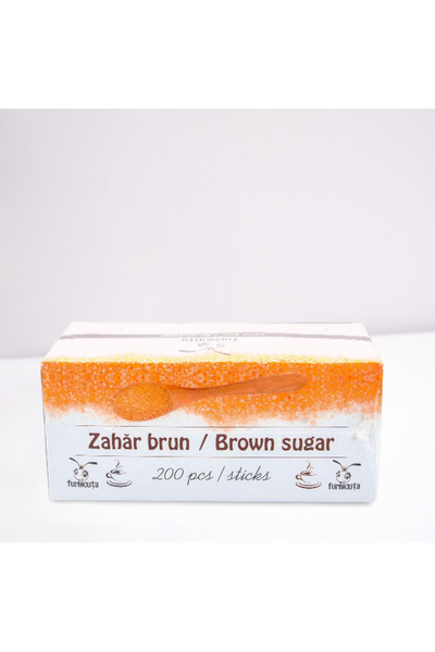 Furnicuta Zahar brun baghete 5 grame (1 kg)