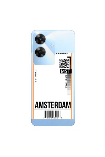 Other Realme Note 60 Amsterdam Travel More Transparent Silicone TPU Θήκη
