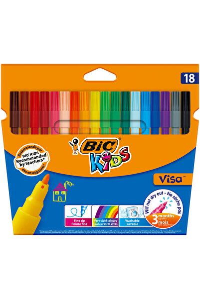 Bic Markere de colorat Kids Visa 18 buc