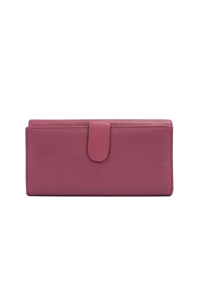 Posete Fagaras Sandra Leather Wallet - Pink, Genuine Leather Wallet , Women's...