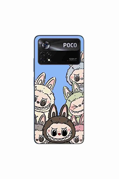 OEM Husa compatibila cu Xiaomi Poco X4 Pro Silicon Gel Tpu Model Labubu Patte...