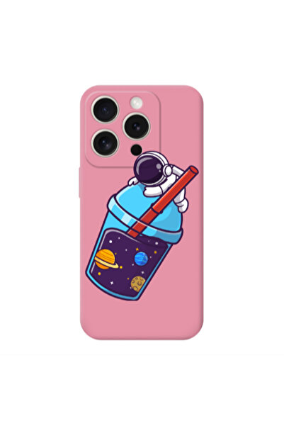 Other Apple Iphone 16 Pro Longing in space Pink Colored Silicone TPU Θήκη