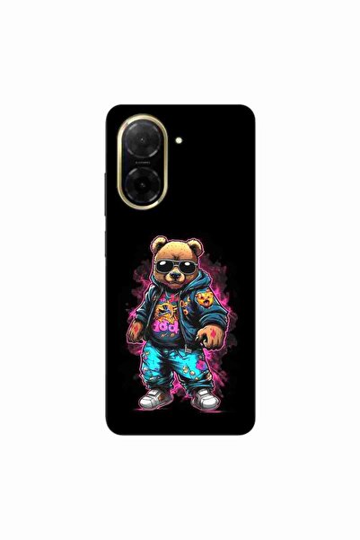 OEM Θήκη συμβατή με Xiaomi Redmi A5 Σιλικόνης Gel TPU με σχέδιο Αρκούδας, Μαύ...